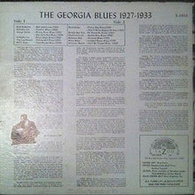 Various : The Georgia Blues 1927-1933 (LP, Comp)