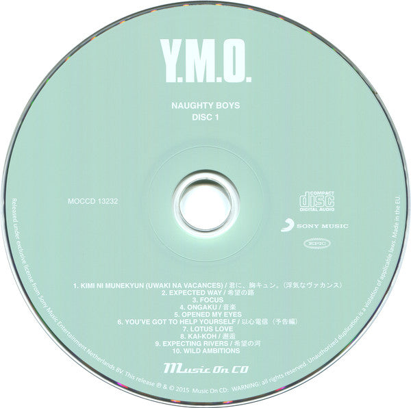 Yellow Magic Orchestra : Naughty Boys & Instrumental = 浮気なぼくら & インストゥルメンタル (2xCD, Album, Comp, RE, Sup)