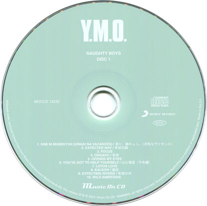 Yellow Magic Orchestra : Naughty Boys & Instrumental = 浮気なぼくら & インストゥルメンタル (2xCD, Album, Comp, RE, Sup)
