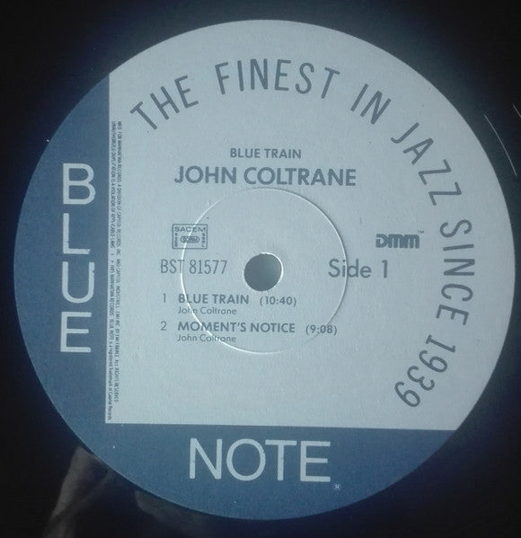 John Coltrane : Blue Train (LP, Album, RE, RM, DMM)
