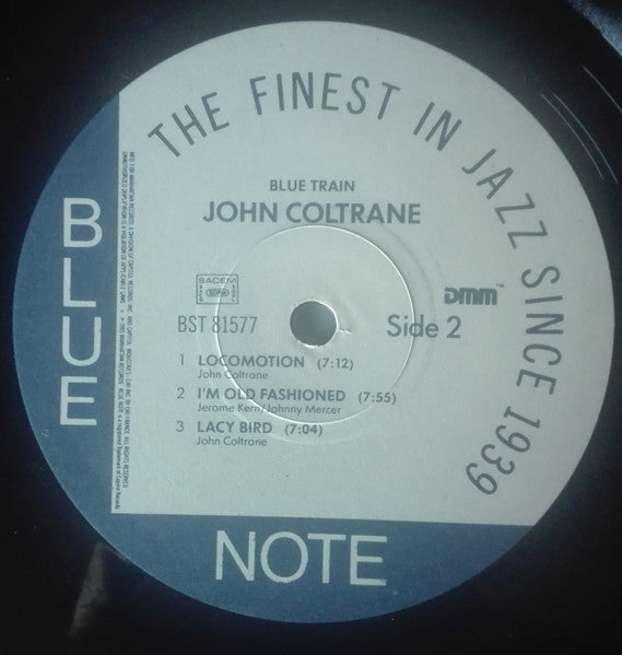 John Coltrane : Blue Train (LP, Album, RE, RM, DMM)