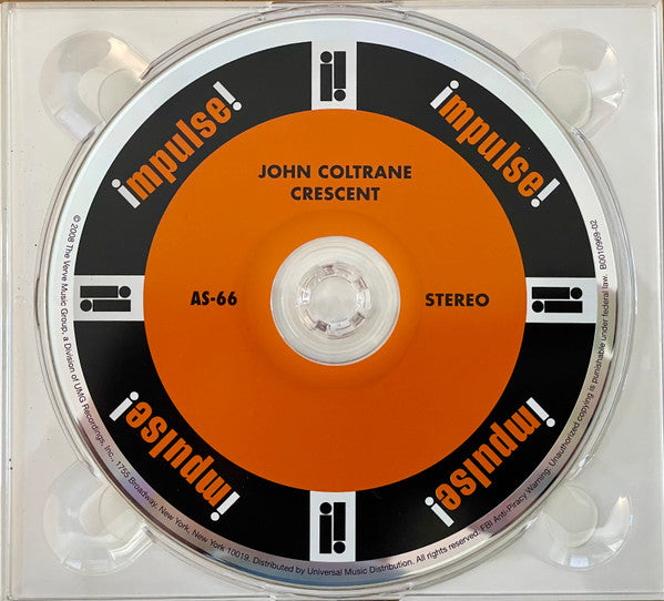 The John Coltrane Quartet : Crescent (CD, Album, RE, RM)
