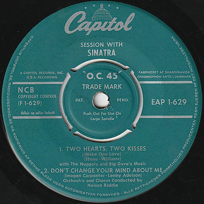 Frank Sinatra : Session With Sinatra (7", EP)