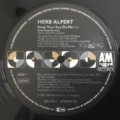Herb Alpert : Keep Your Eye On Me (12")
