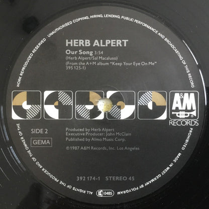 Herb Alpert : Keep Your Eye On Me (12")