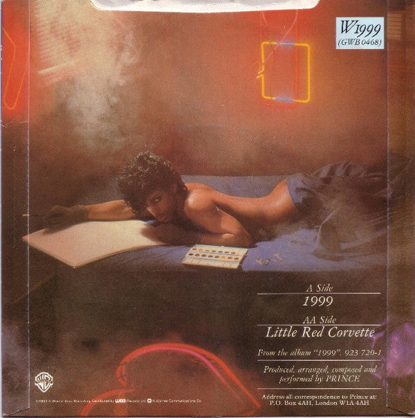 Prince : 1999 / Little Red Corvette (7", Single, Sil)
