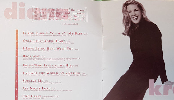 Diana Krall : Only Trust Your Heart (CD, Album)
