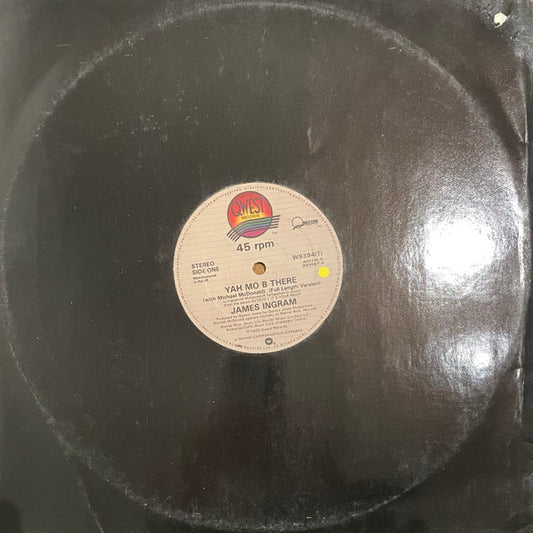 James Ingram : Yah Mo B There (12", Gen)