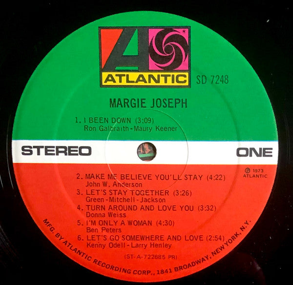 Margie Joseph : Margie Joseph (LP, Album, PR )
