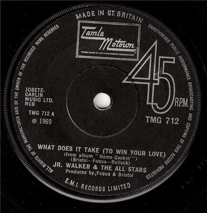 Junior Walker & The All Stars : What Does It Take (To Win Your Love) (7", Single, Sol)