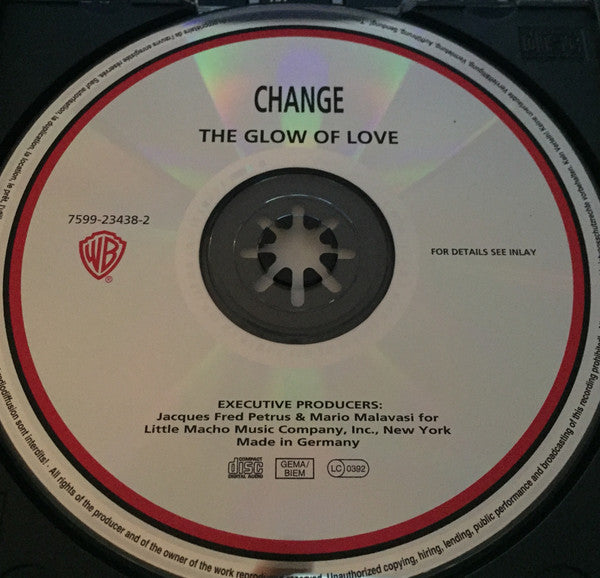 Change : The Glow Of Love (CD, Album, RE, RP)