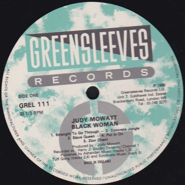 Judy Mowatt : Black Woman (LP, Album)