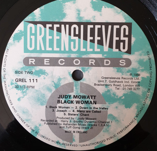 Judy Mowatt : Black Woman (LP, Album)