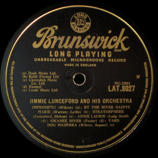 Jimmie Lunceford And His Orchestra : Jimmy Lunceford And His Orchestra (LP, Album)