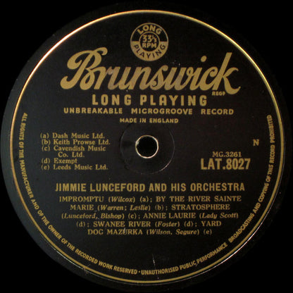 Jimmie Lunceford And His Orchestra : Jimmy Lunceford And His Orchestra (LP, Album)