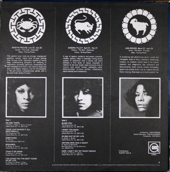 Martha Reeves & The Vandellas : Black Magic (LP, Album, Ind)