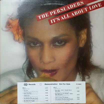The Persuaders : It's All About Love (LP, Album, Promo)