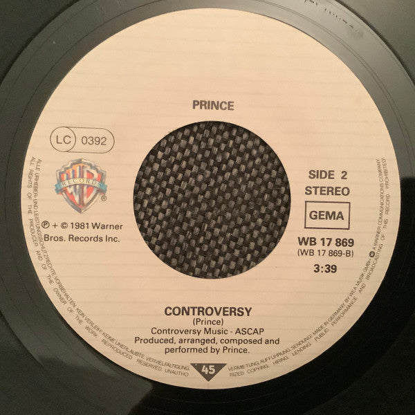 Prince : Sexuality (7", Single, Phi)