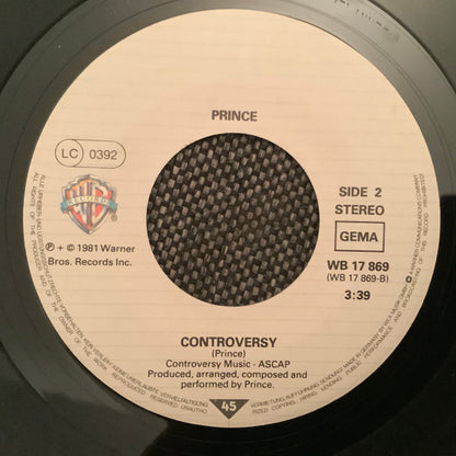 Prince : Sexuality (7", Single, Phi)
