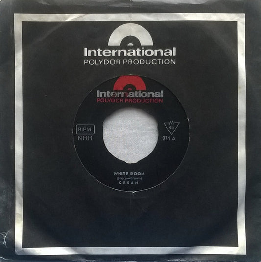 Cream (2) : White Room / Those Were The Days (7", Single)