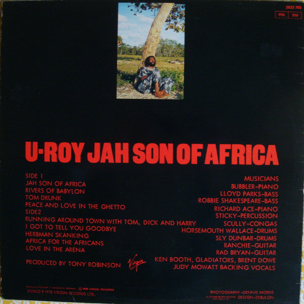 U-Roy : Jah Son Of Africa (LP, Album)