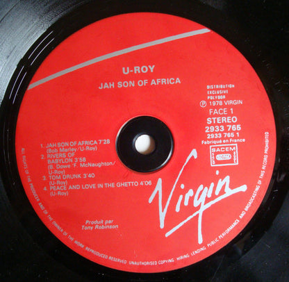 U-Roy : Jah Son Of Africa (LP, Album)
