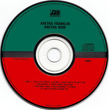Aretha Franklin = Aretha Franklin : Aretha Now = アレサ・ナウ (CD, Album, RE)