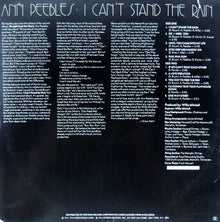 Ann Peebles : I Can't Stand The Rain (LP, Album, RE)