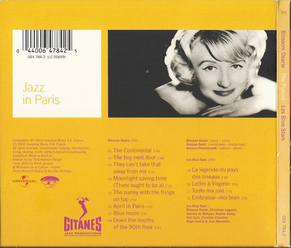 Blossom Dearie / Les Blue Stars : The Pianist (CD, Comp, Dig)