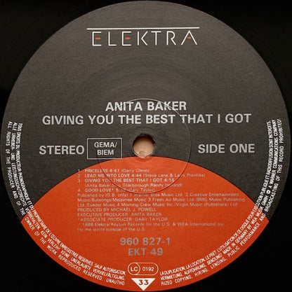 Anita Baker : Giving You The Best That I Got (LP, Album)