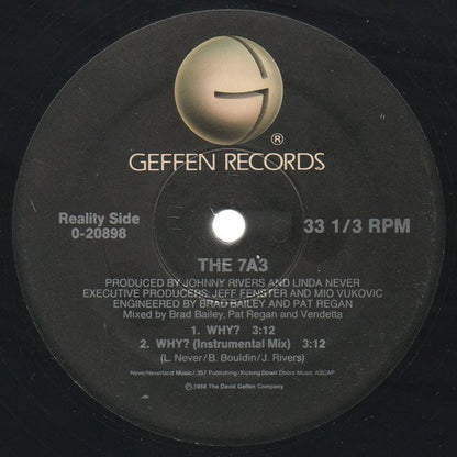 The 7A3* : Party Time! / Why? (12", Maxi)