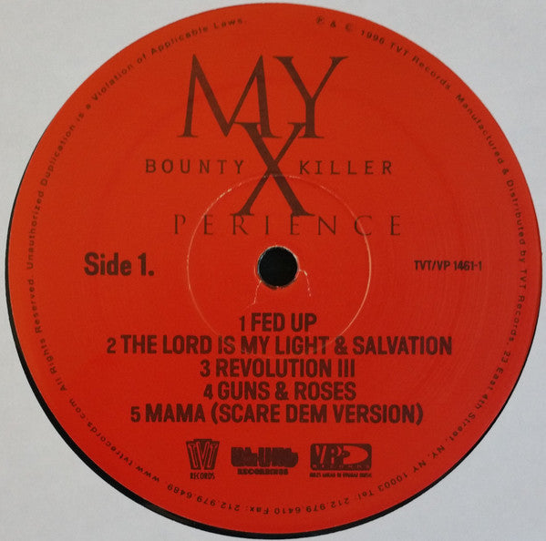 Bounty Killer : My Xperience Chapter 1 (LP, Album)