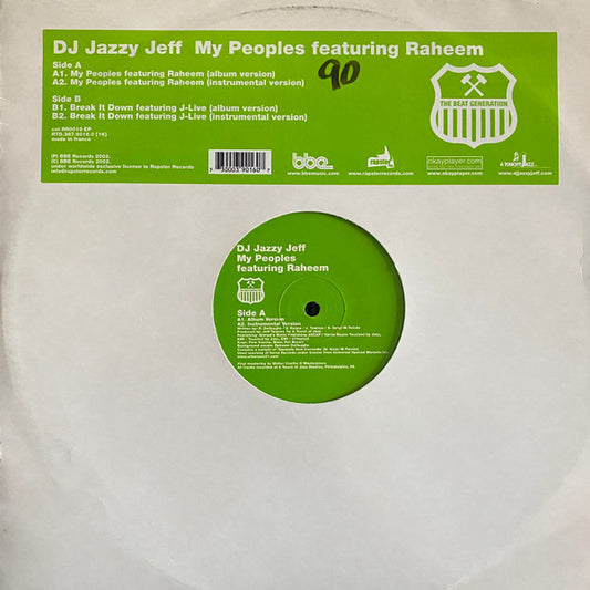 DJ Jazzy Jeff : My Peoples / Break It Down (12")
