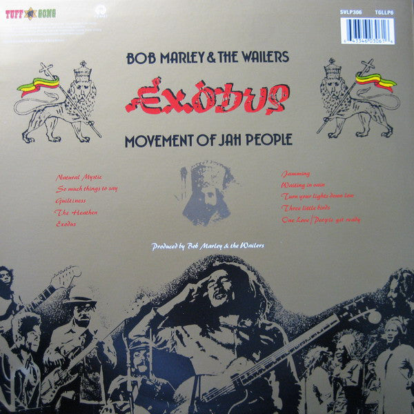 Bob Marley & The Wailers : Exodus (LP, Album, RE)