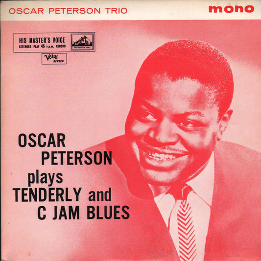 The Oscar Peterson Trio : Plays Tenderly And C Jam Blues (7", EP, Mono)