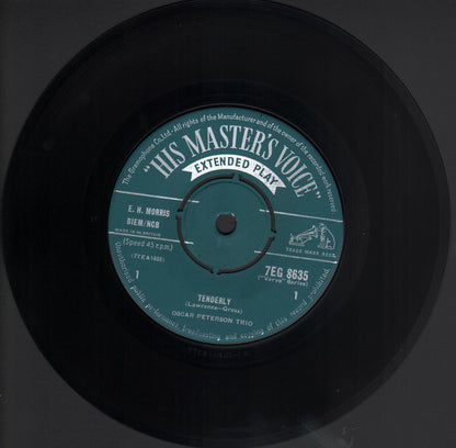 The Oscar Peterson Trio : Plays Tenderly And C Jam Blues (7", EP, Mono)