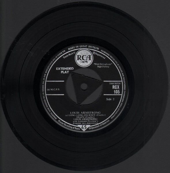 Louis Armstrong : Louis Armstrong (7", EP, Comp, Mono, Tri)