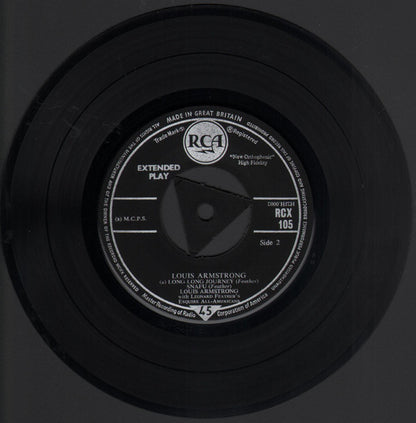 Louis Armstrong : Louis Armstrong (7", EP, Comp, Mono, Tri)
