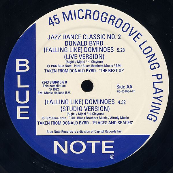 Donald Byrd : Jazz Dance Classic No. 2 (12", Comp)