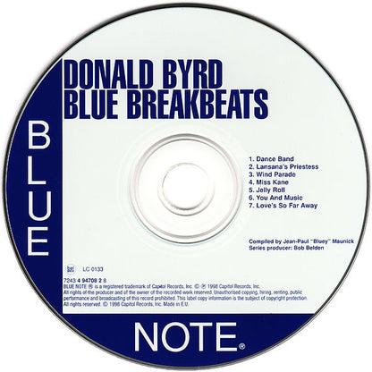 Donald Byrd : Blue Breakbeats (CD, Comp)