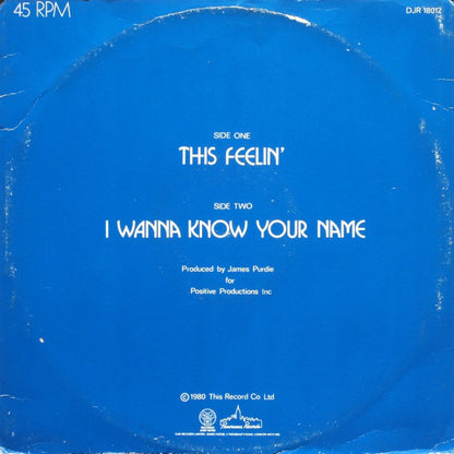 Frank Hooker & Positive People : This Feelin' (12", Single)