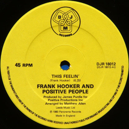 Frank Hooker & Positive People : This Feelin' (12", Single)