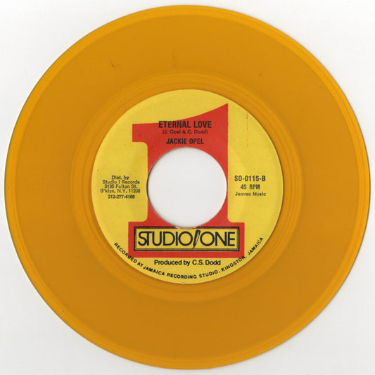 Jackie Opel : Cry Me A River / Eternal Love (7", Single, RP, Yel)