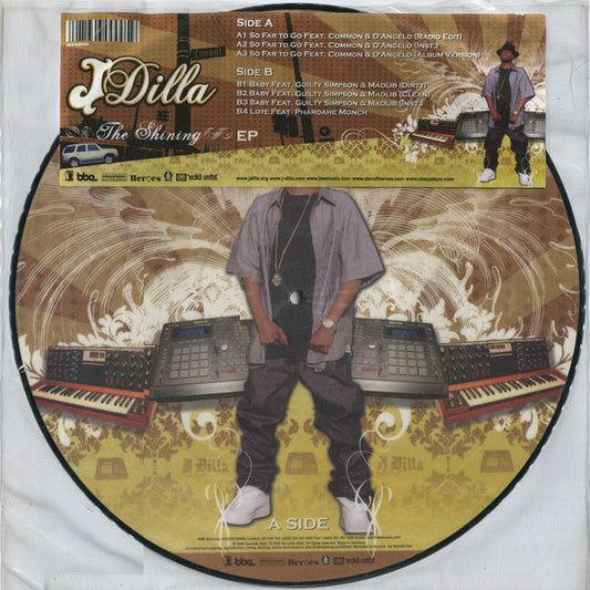 J Dilla : The Shining EP (12", EP, Ltd, Pic)