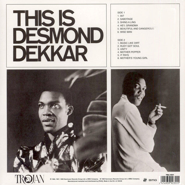 Desmond Dekker : This Is Desmond Dekkar (LP, Album, RE, 180)