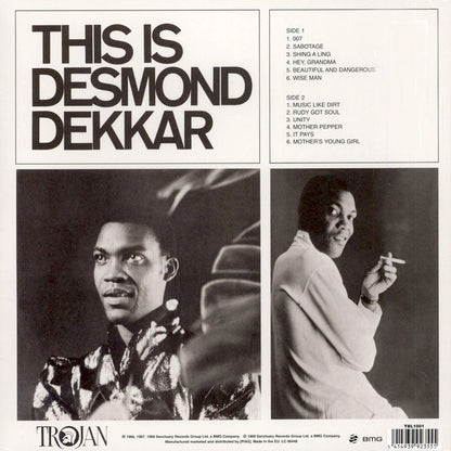 Desmond Dekker : This Is Desmond Dekkar (LP, Album, RE, 180)