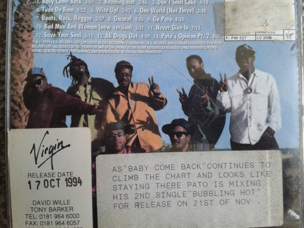 Pato Banton & The Reggae Revolution : Collections (CD, Comp)