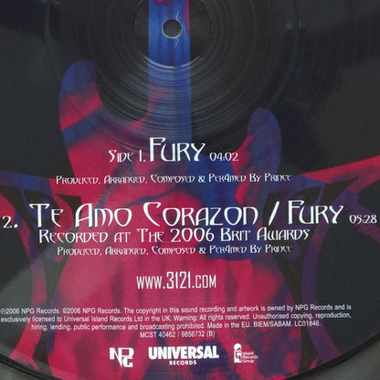 Prince : Fury (12", Pic)