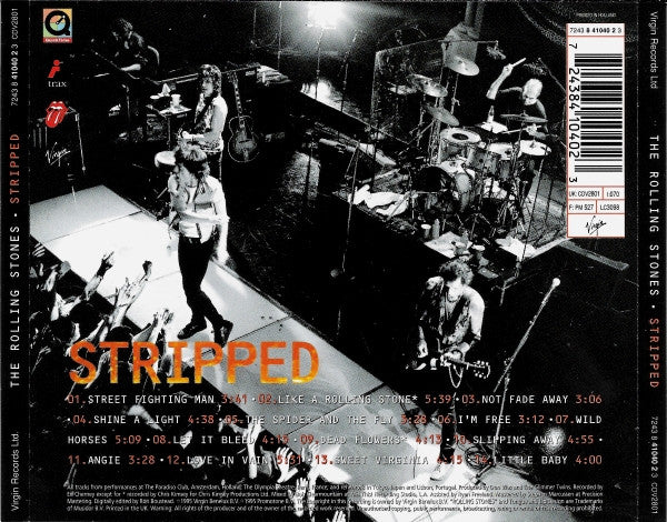 The Rolling Stones : Stripped (CD, Album, Enh)