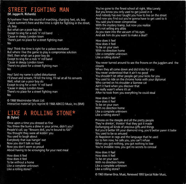 The Rolling Stones : Stripped (CD, Album, Enh)